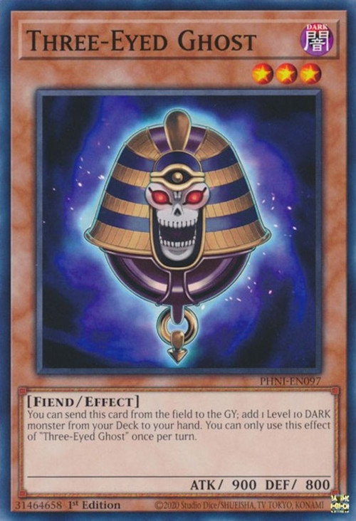 YuGiOh Trading Card Game Phantom Nightmare Single Card Common Three-Eyed  Ghost PHNI-EN097 - ToyWiz