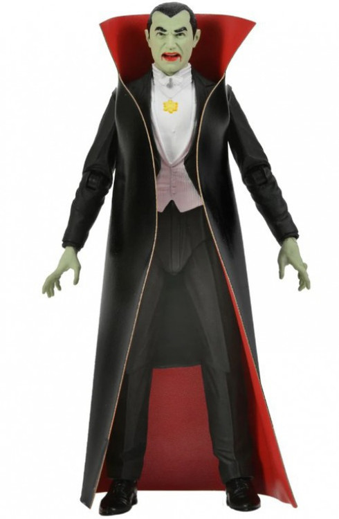 NECA Universal Monsters Retro Dracula 7 Action Figure Glow-in-the-Dark ...