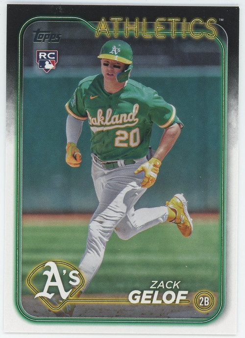 MLB 2025 Topps Series 1 Single Card Zack Gelof 166 Rookie ToyWiz