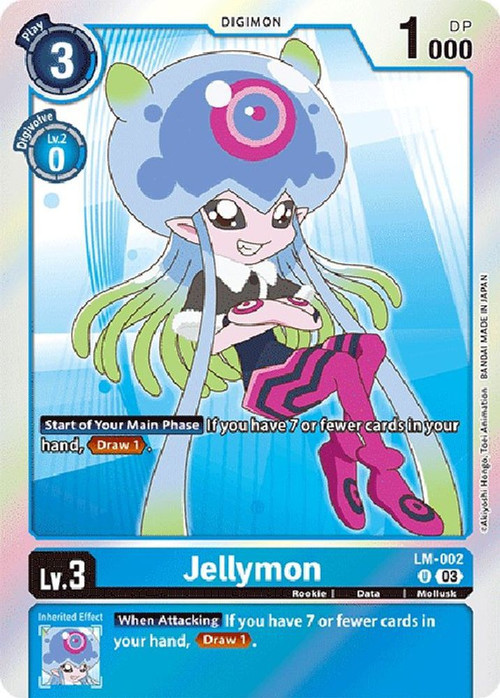 Digimon Exceed Apocalypse Single Card Uncommon Jellymon LM
