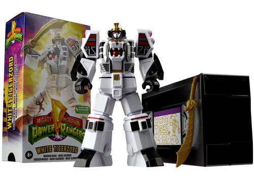 TOUMART T9G フィギュア ホワイト Power Rangers Mighty Morphin White Tigerzord 7 Action Figure