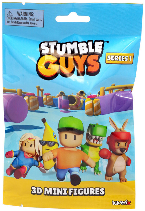 Random Figure Man Stumble Guys 3D Mini Figure 2.5 Mystery Pack 1 RANDOM Figure - ToyWiz