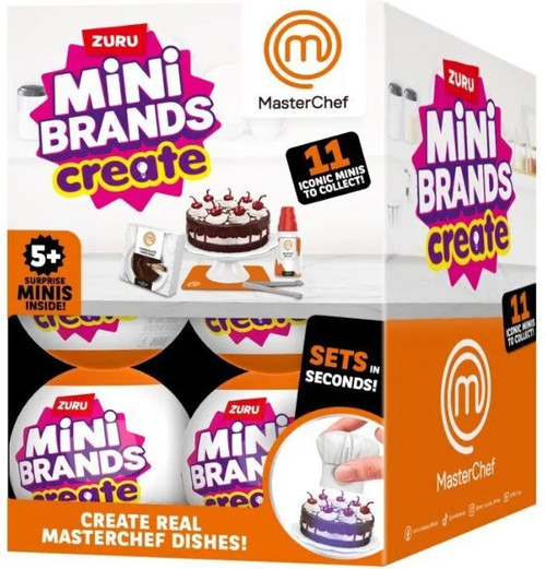 ミニチャンプスドライバーフィギュアとMichaelSchumacher等5セット 5 Surprise Mini Brands Create Master Chef Series 1 Mystery Box 21