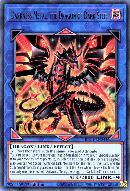 Yugioh!! Black Metal Dragon Black Metal Dragon Inglés - Foto 3