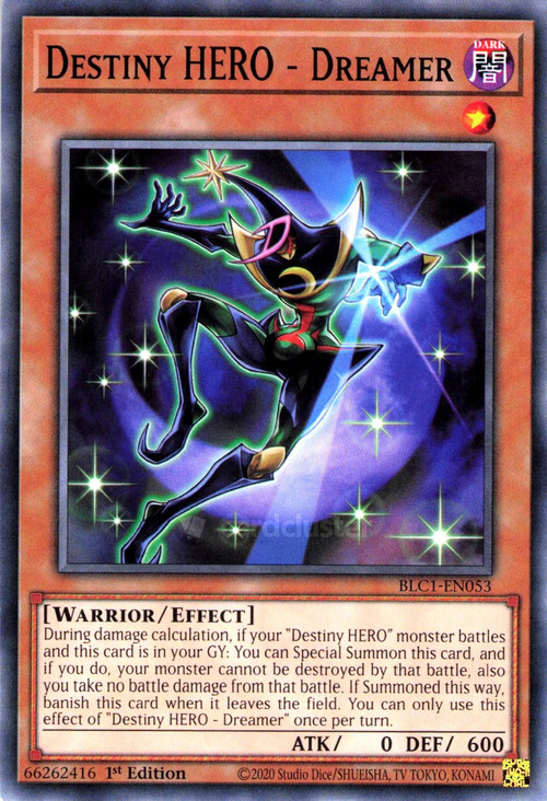 yugioh new destiny hero cards Yu-Gi-Oh! - - Celestial - LEHD-ENA05 - Common - 1st Edition - Legendary Hero Decks Denier once per turn Destiny HERO - Dominance -
