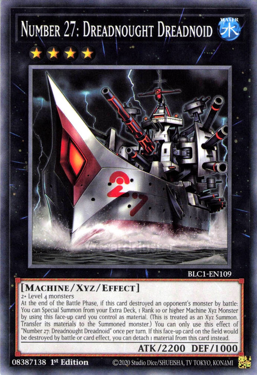 yugioh dreadnought deck YuGiOh Trading Card Game Battles of Legend Chapter 1 Single Card Common  Number 27 Dreadnought Dreadnoid BLC1-EN109