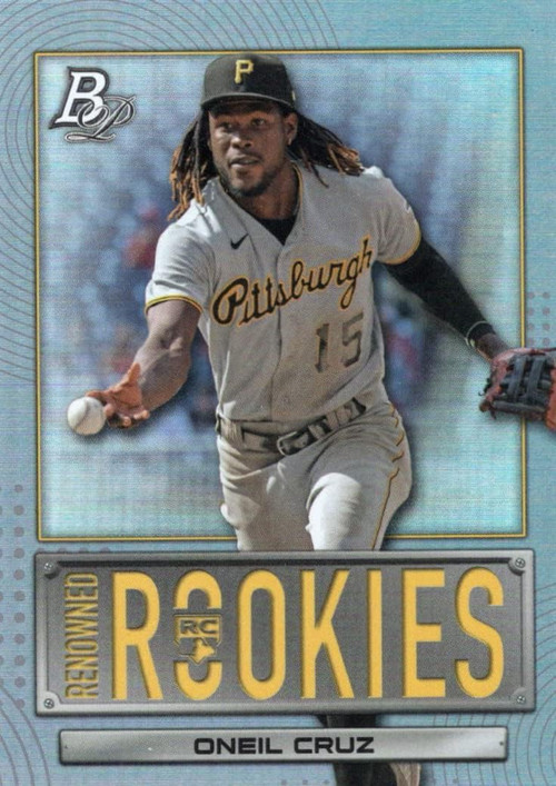 MLB 2022 Bowman Platinum Single Card Renowned Rookies Oneil Cruz RR-5 ...