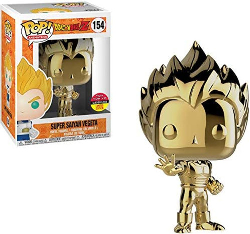Funko Pop! Animation 154 : Super Saiyan Vegeta (Chrome Blue) – Fall Convention 2018 – Exclu