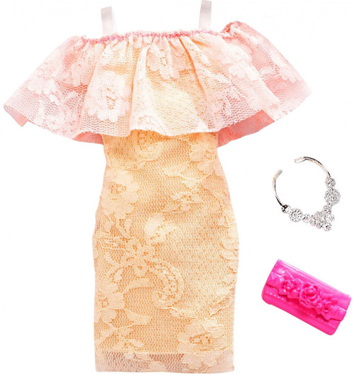 Barbie Complete Looks Two Tone Lace Dress Fashion Pack [Damaged Package]