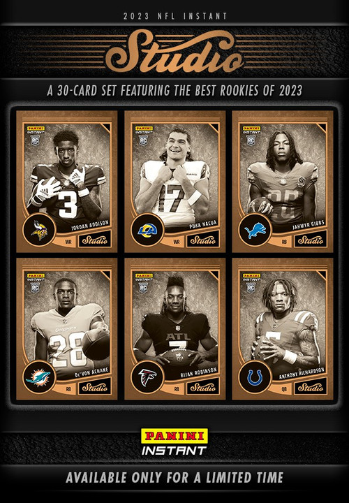 nfl-2023-instant-studio-football-trading-card-set-30-rookie-cards