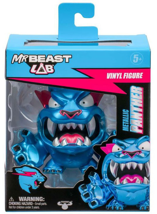 MrBeast Lab Metallic Panther 3.5 Vinyl Figure Moose Toys - ToyWiz