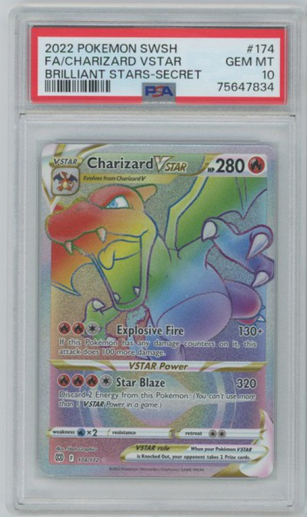 pokemon tcg brilliant stars 018 172 charizard vstar card Amazon.com: Charizard VSTAR 018/172 Brilliant Stars