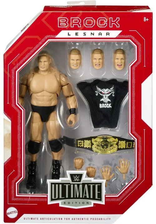 Jada Statuetta Da Collezione Brock Lesnar - Metals WWE - Figura In Metallo Alta 10cm, Wrestling