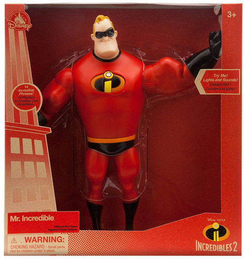 Disney Pixar Incredibles 2 Mr. Incredible Exclusive 11.5 Talking