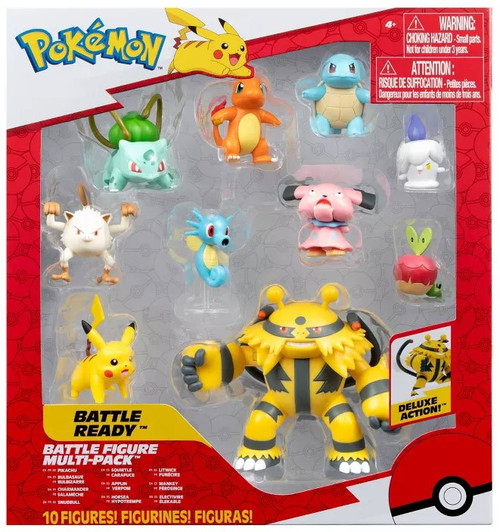 Figurines Pokémon Combat 2 Pièces - Bulbizarre Et Pikachu - Neuf - Jouet Collection
