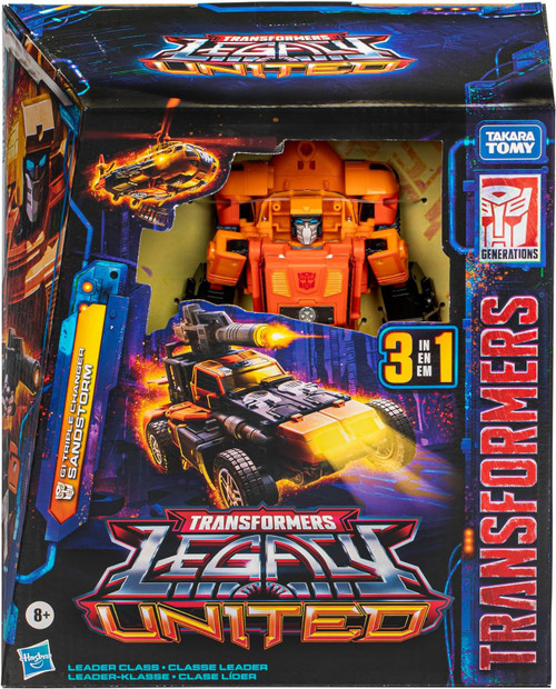 Transformers Generations Legacy United G1 Triple Changer Sandstorm