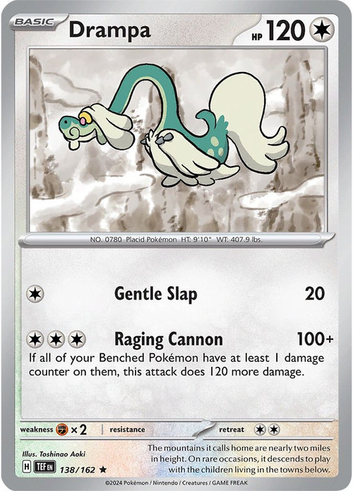 drampa 120 pokemon card value #15 Prices | McDonalds 2024 119/203 / Rare Card Type / HP / Stage Drampa 119/163 Price 2026 |