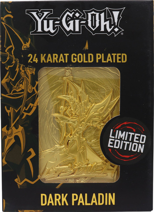 gold plated yugioh cards Limited Edition 24k Dark Paladin Metal Ingot Play the Elemental Hero Deck with this Limited Edition 24k gold plated Yu  Gi  Oh Yu-Gi-Oh! Limited Edition 24k Gold