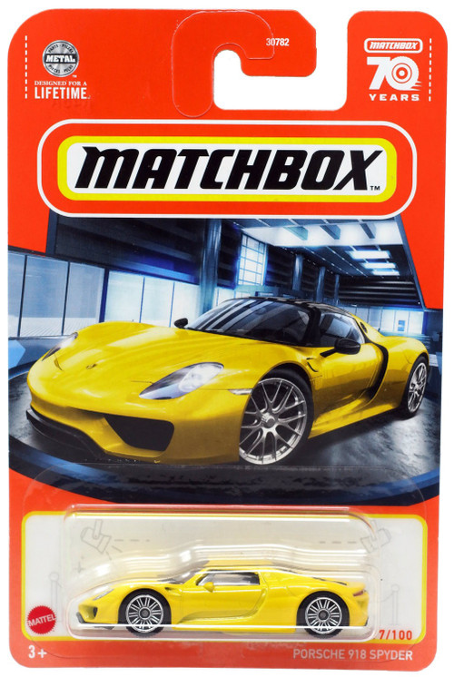 Matchbox Porsche 918 Spyder Diecast Car Mattel - ToyWiz