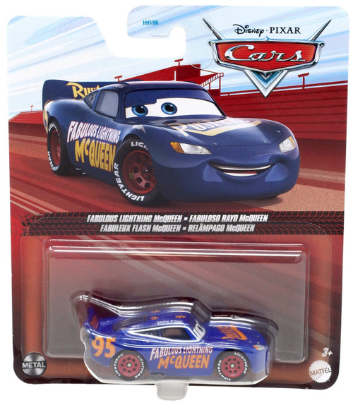 Disney Pixar Cars Cars 3 Metal Fabulous Lightning McQueen 155 Diecast ...