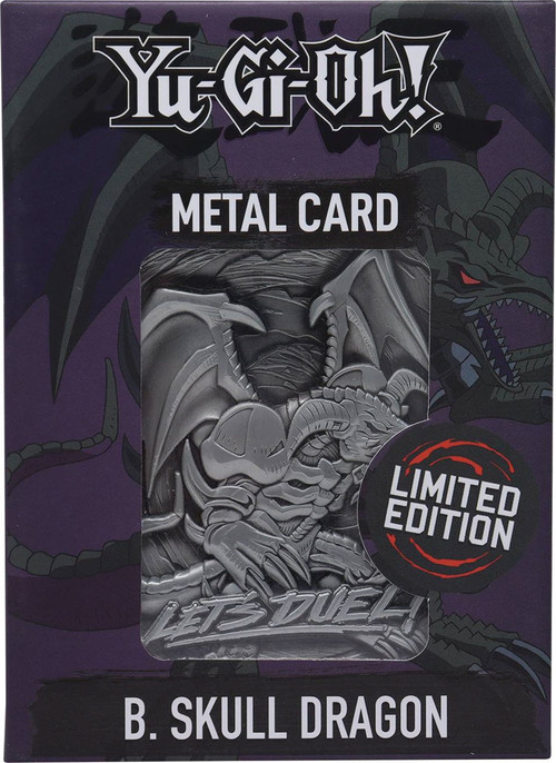 yugioh cards black skull dragon Yu-Gi-Oh! Limited Edition B. Metal Card  Fanattik Skull Dragon is now available in a base metal card YuGiOh B. Skull Dragon Limited