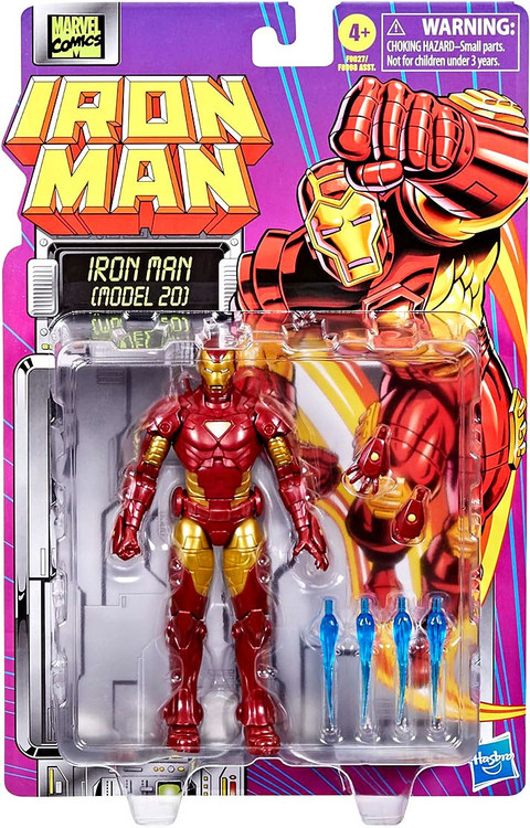 Marvel Iron Man Marvel Legends Retro Series Iron Man 6 Action