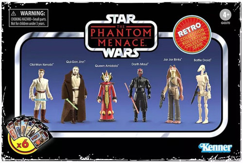 Star Wars The Phantom Menace Retro Collection Obi-Wan Kenobi, Qui