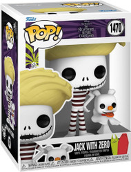 Funko The Nightmare Before Christmas POP! Disney Jack with Zero Vinyl Figure #1470 [Beach&91; (Pre-Order ships June)