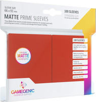 Gamegenic Prime Sleeves Matte Red Card sleeves [100ct&91;