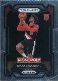 NBA 2023-24 Panini Prizm Monopoly Scoot Henderson #75 [Rookie&91;