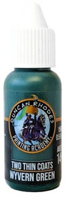 Duncan Rhodes Painting Academy Two Thin Coats Wyvern Green 15ml Paint