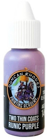 Duncan Rhodes Painting Academy Two Thin Coats Runic Purple 15ml Paint