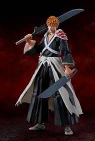 Tamashii Nations Bleach S.H.Figuarts Ichigo Kurosaki Collectable Figure [Dual Zangetsu&91; (Pre-Order ships January 2025)