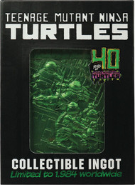 Teenage Mutant Ninja Turtles 40th Anniversary Limited Edition Metal Ingot (Pre-Order ships November)