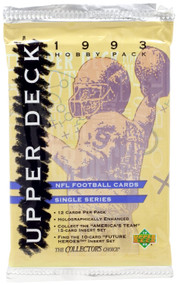 NFL Upper Deck 1993 Football Trading Card HOBBY Pack [12 Cards&91;