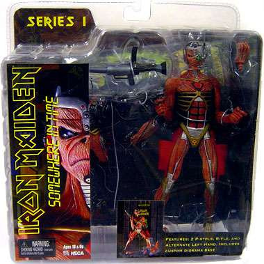 アイアンメイデンSomewhere In Time フィギュア　パッチ付き NECA Iron Maiden Somewhere in Time Series 1 Eddie 7 Action Figure