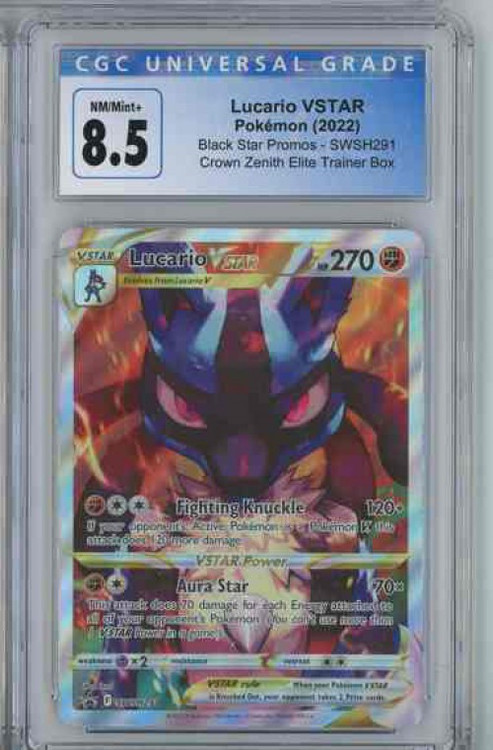 lucario vstar pokemon card TCG: Premium Collection  Shopville Fighting Fighting 2023 Pokemon Swsh Black Star