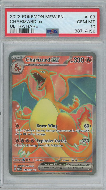 Pokemon Scarlet Violet 151 Single Card Full Art Charizard ex 183
