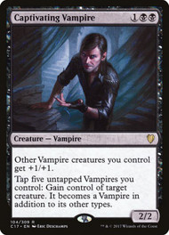 MtG Commander 2017 Rare Captivating Vampire #104