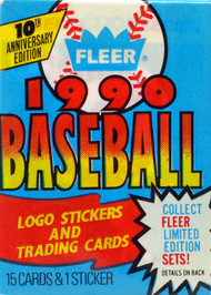 MLB Fleer 1990 Baseball Trading Card WAX Pack [15 Cards&91;