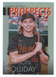 MLB Baltimore Orioles 2023 Topps Bowman Chrome Modern Prospects Jackson Holliday MP-4