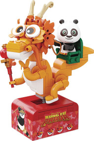 Kung Fu Panda Cosrider Series Po & Dragon Exclusive 6-Inch Building Block Toy Set [186 Pieces&91; (Pre-Order ships July)