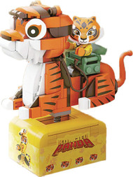 Kung Fu Panda Cosrider Series Tigress & Tiger Exclusive 6-Inch Building Block Toy Set [196 Pieces&91; (Pre-Order ships July)