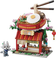 Kung Fu Panda Mini Street View Series Zhen's Ramen Stall Exclusive 6.5-Inch Building Block Toy Set [359 Pieces&91; (Pre-Order ships July)