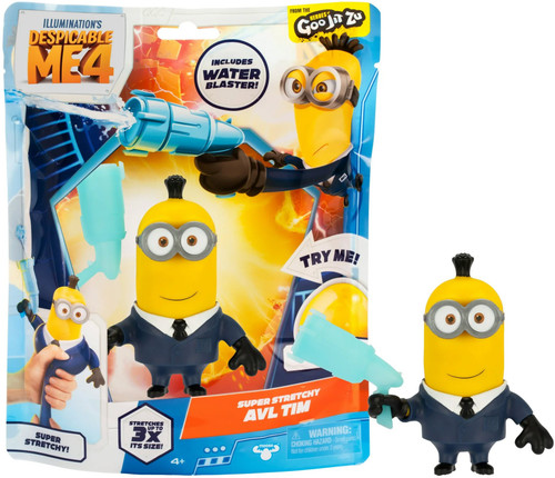 Despicable Me 4 Heroes Goo Jit Zu AVL Tim Action Figure Moose Toys