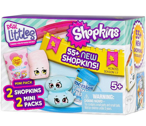 Shopkins Real Littles Series 17 Snack Time Mystery Pack 2 Shopkins