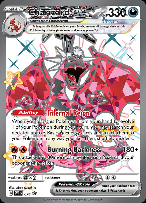 charizard pokemon card 500 hp V SWSH260 - Black Star Promo - Alternate Art Holo proof acrylic case and featuring a striking image of the captivating character This Pokémon card just sold
