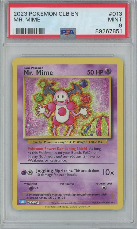 Pokemon Trading Card Game Scarlet Violet Single Card Holo Mr. Mime