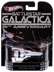 Hot Wheels Battlestar Galactica HW Retro Entertainment Colonial Viper Diecast Car [Damaged Package&91;