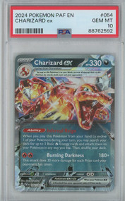 Pokemon Trading Card Game Paldean Fates Charizard ex #054 [PSA Gem Mint 10&91;